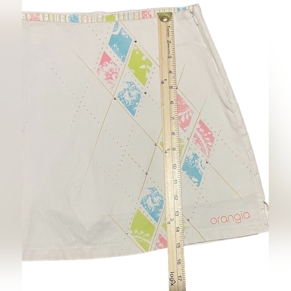 GOLF Skirt side pleated skort with argyle Light Khaki Size Small Shorts Skort - Picture 16 of 16